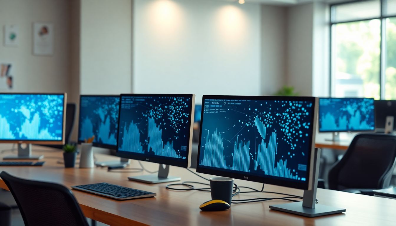 Pequena empresa utilizando cloud computing para otimizar operações e reduzir custos"