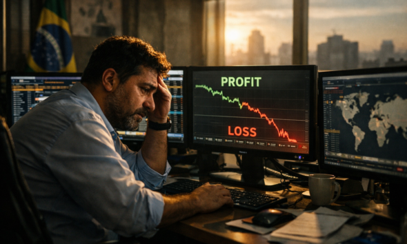 Trader devolvendo lucro no day trade por falta de gestão de risco na sexta-feira